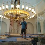 Lampu Gantung Kuningan Kuno Hiasan Masjid